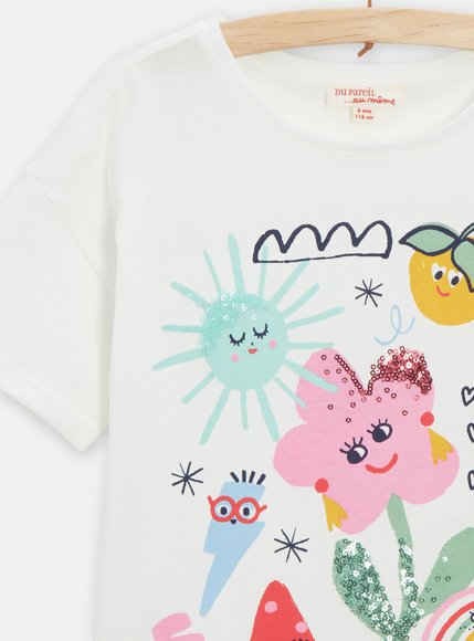 Παιδική Μπλούζα Κοντομάνικη για Κορίτσια Sunny Day
