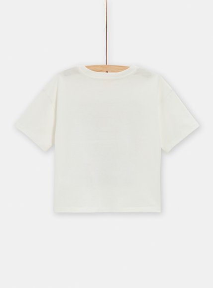 Παιδική Μπλούζα Κοντομάνικη για Κορίτσια White Unicorn