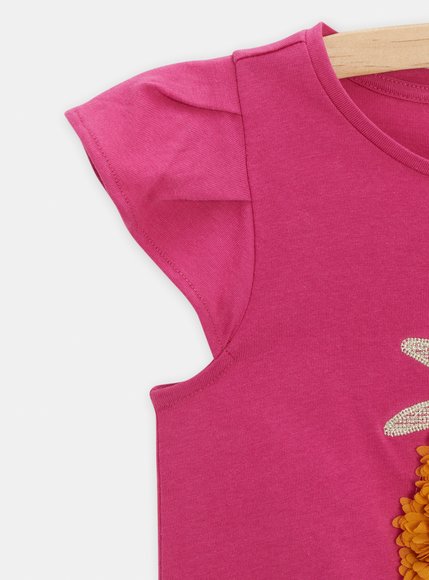 Παιδική Μπλούζα για Κορίτσια Fucshia Pineapple