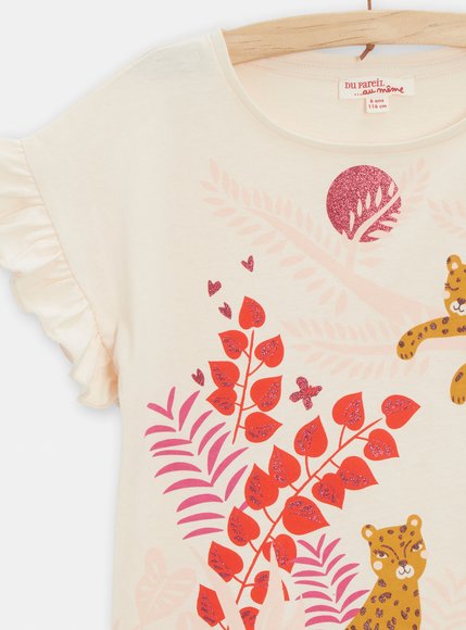 Παιδική Μπλούζα για Κορίτσια Blooming Tigers