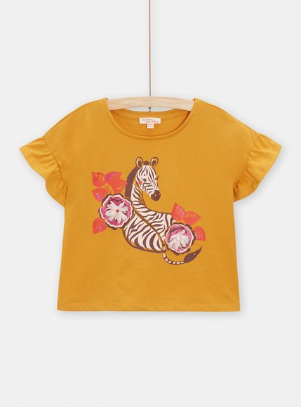 Παιδική Μπλούζα για Κορίτσια Mustard Zebra