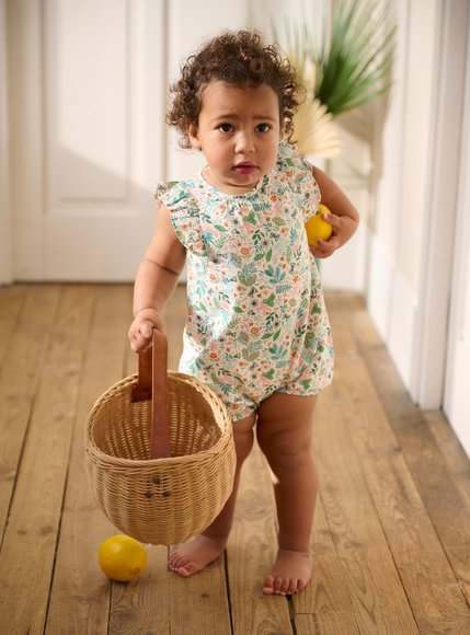 Βρεφικό Ολόσωμο Φορμάκι για Κορίτσια Green Patern