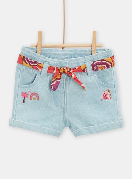Βρεφικό Σορτς για Κορίτσια Light Denim