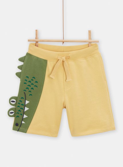 Παιδικό Σορτς για Αγόρια Yellow Alligator