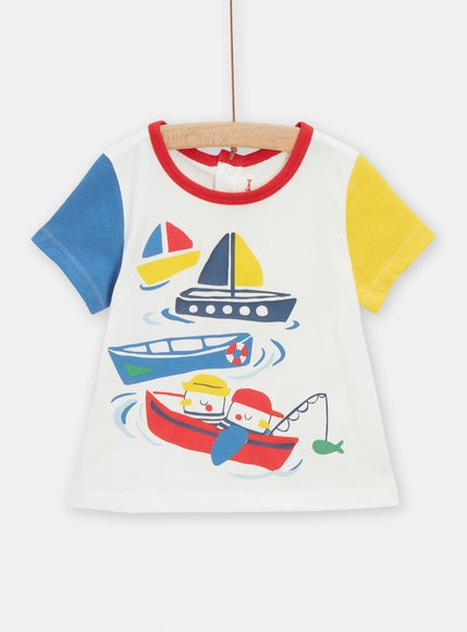 Βρεφική Μπλούζα για Αγόρια Sailing Birds