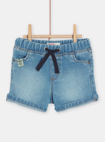 DPAM Βρεφικό Σορτς για Αγόρια Denim - ΜΠΛΕ