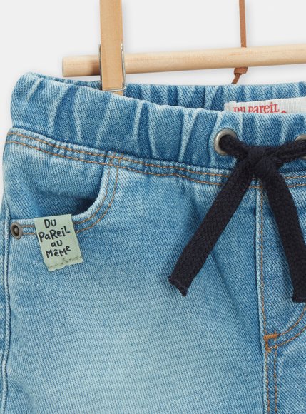 Βρεφικό Σορτς για Αγόρια Denim - ΜΠΛΕ φωτογραφία
