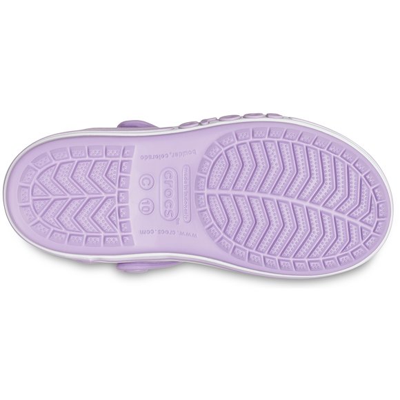 Crocs Crocband Παιδικά Σανδάλια για Κορίτσια Lilac (Μεγέθη 19-35)