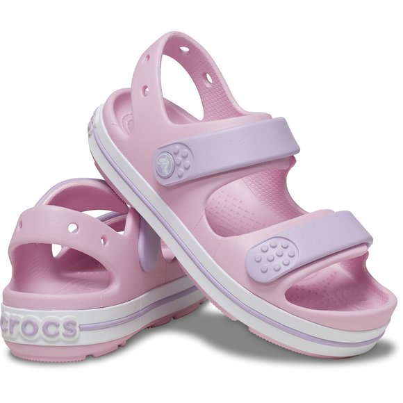 Crocs Crocband Παιδικά Σανδάλια για Κορίτσια Pink (Μεγέθη 28-35) -...