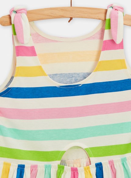 Παιδικό Φόρεμα για Κορίτσια Colourful Stripes