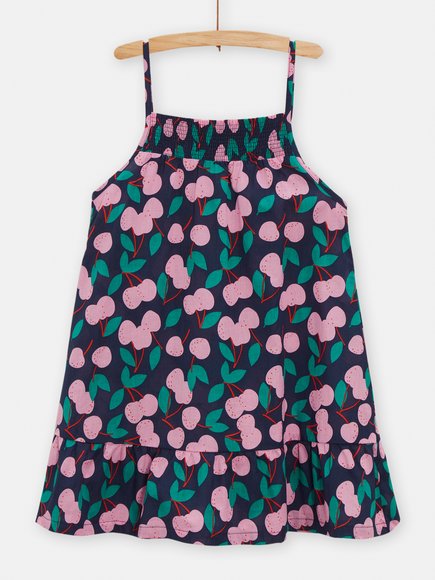 Παιδικό Φόρεμα Pink Cherries για Κορίτσια