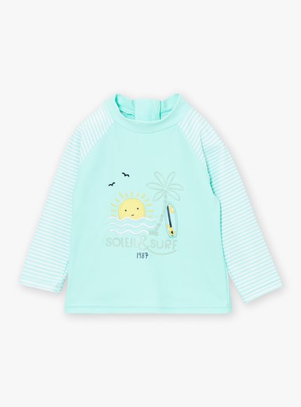 Βρεφική Αντηλιακή Μπλούζα για Αγόρια Soleil & Surf