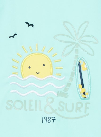 Βρεφική Αντηλιακή Μπλούζα για Αγόρια Soleil & Surf
