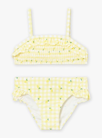 Παιδικό Μαγιό για Κορίτσια Yellow Hearts