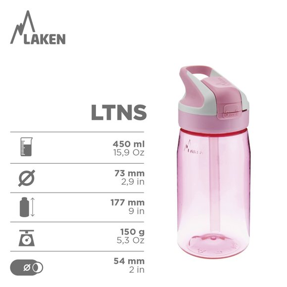 Παιδικό Laken Παγούρι Tritan για Κορίτσια Ukelele 450ml