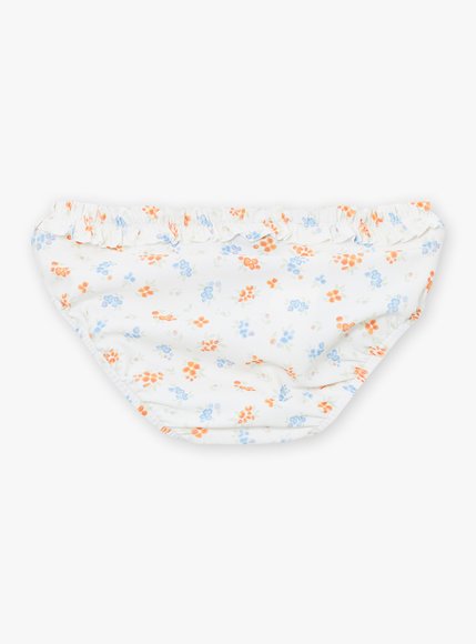 Βρεφικό Μαγιό για Κορίτσια Orange Floral