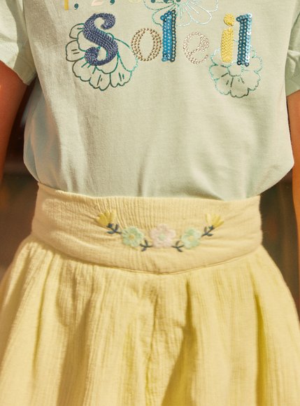 Παιδικό Σορτς για Κορίτσια Yellow Floral