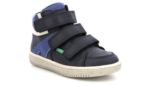 Παιδικά Παπούτσια για Αγόρια Kickers High Sneakers Lohan Black/Blue