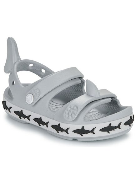 Crocs Crocband Cruiser Shark Sandal Βρεφικά Πέδιλα για Αγόρια Grey (Μεγέθη 20-28) - ΓΚΡΙ φωτογραφία