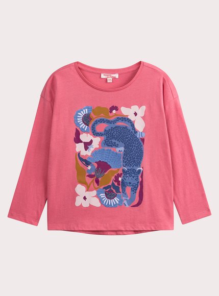Παιδική Μπλούζα για Κορίτσια Pink Leopard