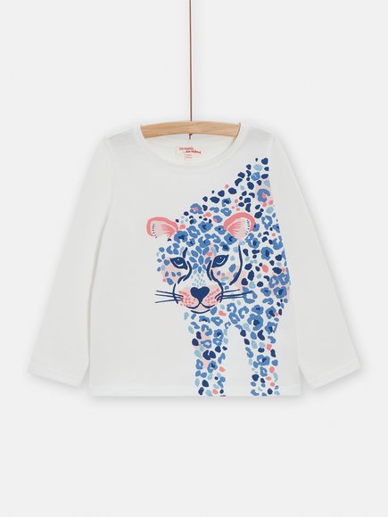 Παιδική Μπλούζα για Κορίτσια Blue Leopard