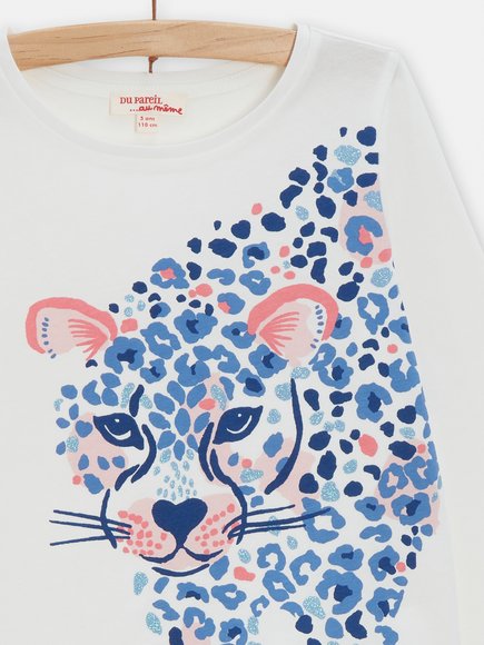 Παιδική Μπλούζα για Κορίτσια Blue Leopard