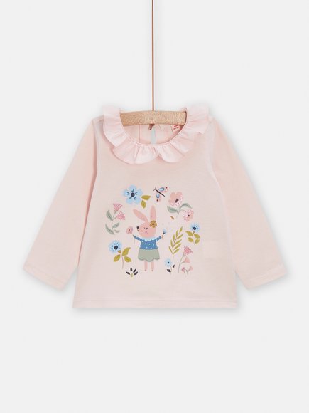 Βρεφική Μπλούζα για Κορίτσια Pink Rabbit