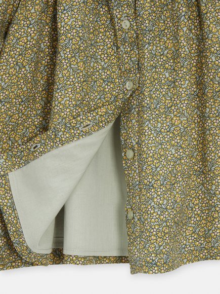 Βρεφικό Φόρεμα για Κορίτσια Green Floral