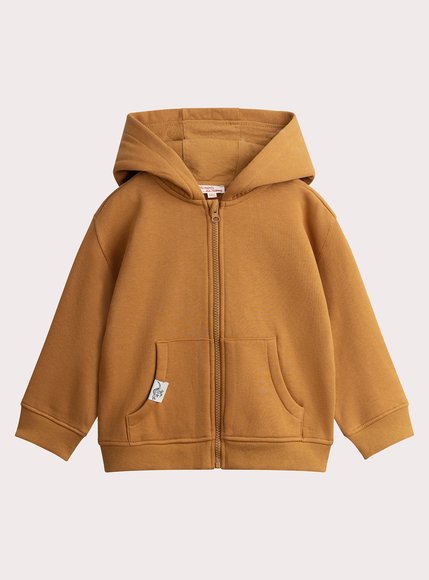 Παιδική Ζακέτα για Αγόρια Mustard Brown