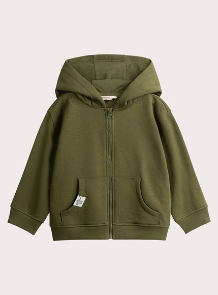 Παιδική Ζακέτα για Αγόρια Chaki Green