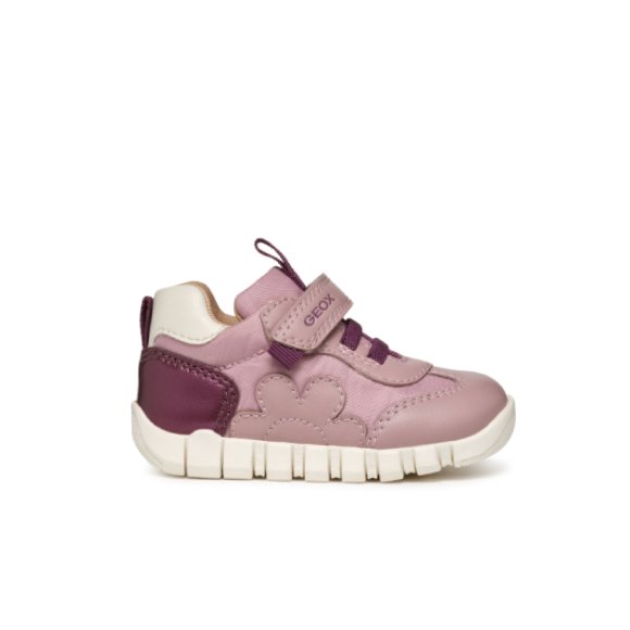 Βρεφικά Παπούτσια Geox B Iupidoo για Κορίτσια Pink Flower (Μεγέθη 20-25)