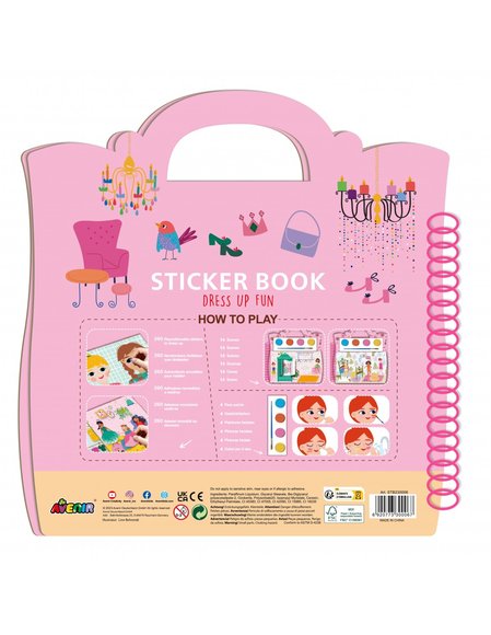 Παιδικό Sticker Βιβλίο Avenir Dress Up Fun