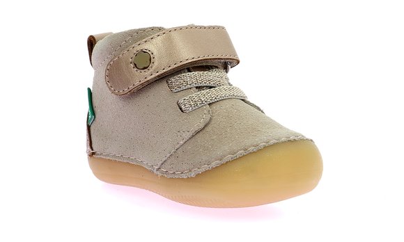 Βρεφικά Παπούτσια Kickers Sonizikro για Κορίτσια Beige Champagne (Μεγέθη 19-23)