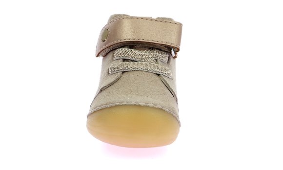 Βρεφικά Παπούτσια Kickers Sonizikro για Κορίτσια Beige Champagne (Μεγέθη 19-23)