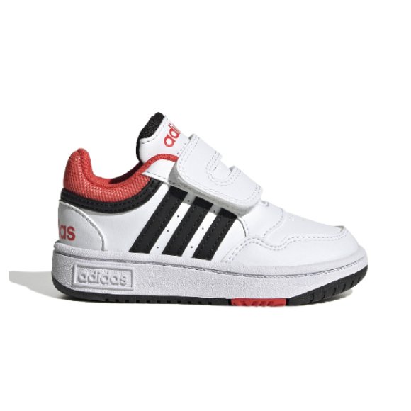 ADIDAS Βρεφικά Παπούτσια Adidas Hoops 3.0 για Αγόρια White (Μεγέθη 20-27) - ΛΕΥΚΟ