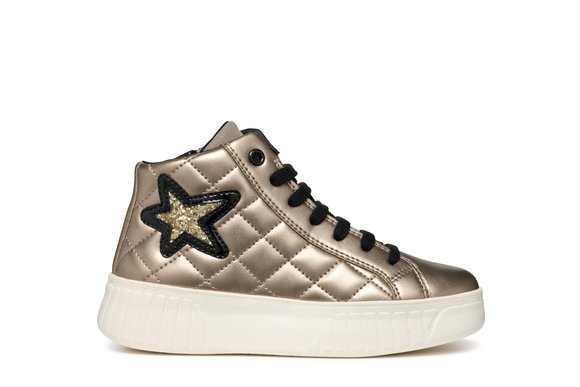 Παιδικά Παπούτσια Geox Mikiroshi για Κορίτσια Gold Star (Μεγέθη 28-36)
