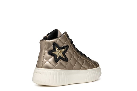 Παιδικά Παπούτσια Geox Mikiroshi για Κορίτσια Gold Star (Μεγέθη 28-36)