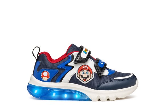 Παιδικά Παπούτσια Geox Ciberdron για Αγόρια Super Mario (Μεγέθη 25-33)