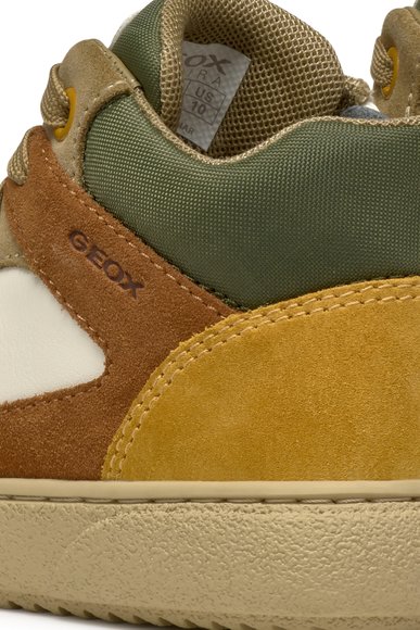 Παιδικά Παπούτσια Geox Theleven για Αγόρια Warm Tones (Μεγέθη 27-36)