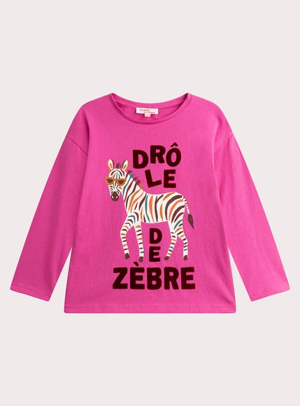 Παιδική Μπλούζα για Κορίτσια Pink Zebra