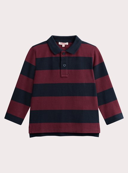 Παιδική Μπλούζα για Αγόρια Striped Burgundy