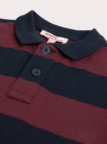 Παιδική Μπλούζα για Αγόρια Striped Burgundy