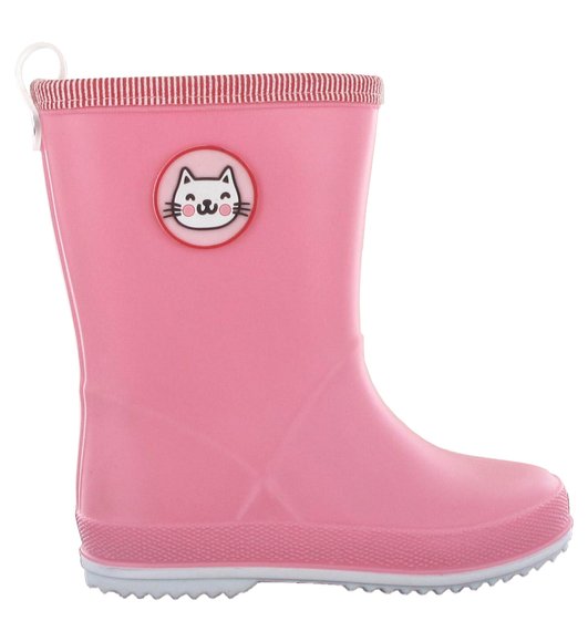 Παιδικές Γαλότσες Be Only για Κορίτσια Pink Cat (Μεγέθη 24-32)