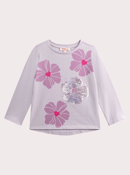 Παιδική Μπλούζα για Κορίτσια Lilac Flowers