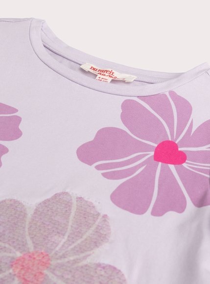 Παιδική Μπλούζα για Κορίτσια Lilac Flowers