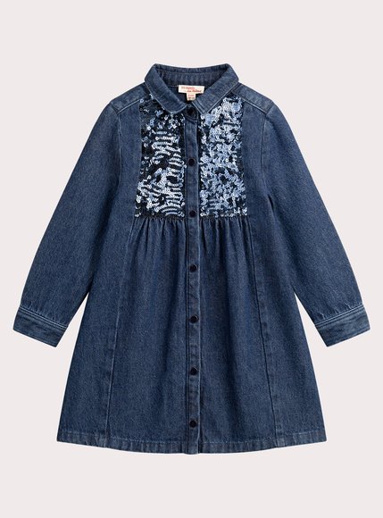 Παιδικό Φόρεμα για Κορίτσια Denim Sparkle