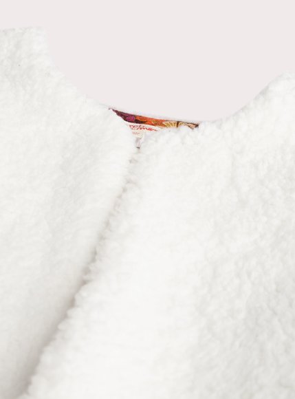 Βρεφικό Γιλέκο για Κορίτσια Floral Fur - 2 σε 1