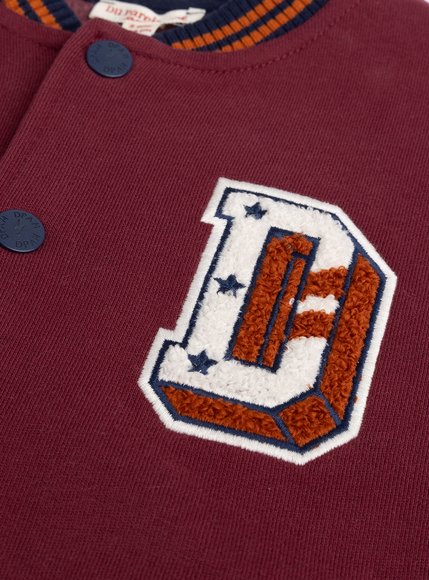 Παιδική Ζακέτα για Αγόρια Burgundy Rugby