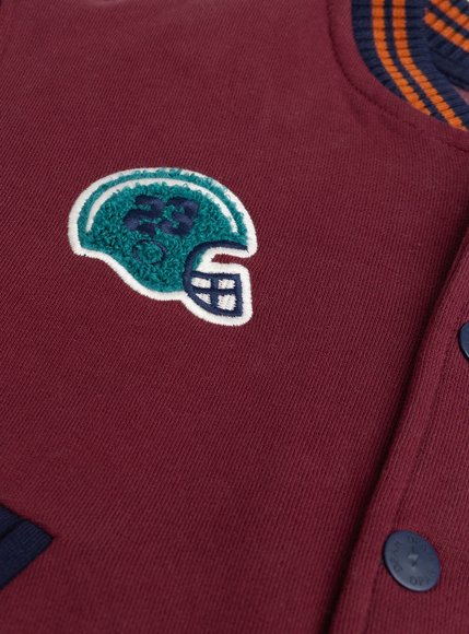 Παιδική Ζακέτα για Αγόρια Burgundy Rugby