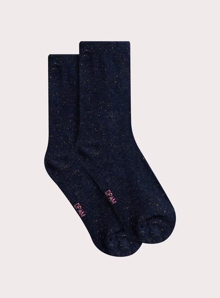 DPAM Παιδικές Κάλτσες για Κορίτσια Navy Sequined - ΜΠΛΕ